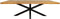 StarFurn Eettafel Denver Rechthoek Mangohout Matrixpoot 220cm