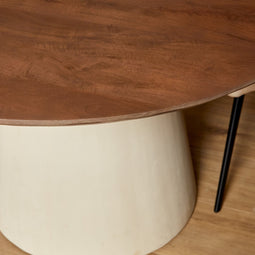 StarFurn Eettafel Madison Walnoot Ø150cm