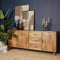 StarFurn Eettafel Omaha Mangohout Naturel 90x90cm