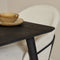StarFurn Eettafel Omaha Mangohout Zwart 200cm