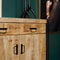 Starfurn Kabinetkast Ben - Opbergkast - Buffetkast - Gangkast - Kabinet - kasten industrieel - Mangohout kabinetkast 100 cm