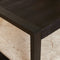 StarFurn Salontafel Boaz Zwart Mangohout 110cm