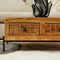 StarFurn Salontafel Brandy Naturel Mangohout 80x80cm
