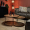 StarFurn Salontafel Coco Naturel Set van 2 Rond