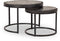 StarFurn Salontafel Collin Zwart Marmer 75cm