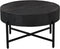 StarFurn Salontafel Cooper Mangohout Zwart Ø80cm