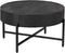 StarFurn Salontafel Cooper Mangohout Zwart Ø80cm