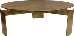 StarFurn Salontafel Darwin Goud Ø90cm