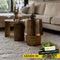 StarFurn Salontafel Darwin S Goud Ø60cm