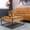 StarFurn Salontafel Denver Mangohout Naturel 80x80cm