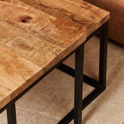 StarFurn Salontafel Denver Set van 3 Rechthoek Naturel