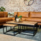 StarFurn Salontafel Denver Set van 3 Rechthoek Naturel