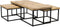 StarFurn Salontafel Denver Set van 3 Rechthoek Naturel