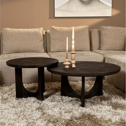 StarFurn Salontafel Guus Zwart Ø60cm