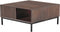 StarFurn Salontafel Madison Walnoot 80x80cm