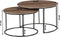 StarFurn Salontafel Madison Walnoot Set van 2