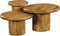 StarFurn Salontafel Maya Set van 3 Naturel Mangohout
