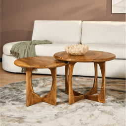 StarFurn Salontafel Milou Naturel Ø70cm