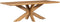 StarFurn Salontafel Nordic Rechthoek Mangohout Naturel 130x70cm