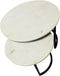StarFurn Salontafel Nova Set van 2 Rond Wit Marmer