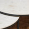 StarFurn Salontafel Nova Set van 2 Wit Marmer 90cm