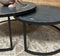 StarFurn Salontafel Nova Set van 2 Zwart Marmer 90cm
