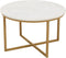 StarFurn Salontafel Ryan Wit Marmer 70cm