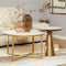 StarFurn Salontafel Ryan Wit Marmer 70cm