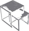 StarFurn Salontafel Set van 2 Daan Zwart Marmer 50/40cm