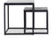 StarFurn Salontafel Set van 2 Daan Zwart Marmer 50/40cm