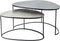 StarFurn Salontafel Set van 2 Lana Aluminium
