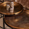 StarFurn Salontafel Set van 2 Puck Rond Goud