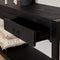 StarFurn Sidetable Boaz Zwart 150cm - mangohout - black - duurzaam