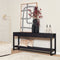 StarFurn Sidetable Boaz Zwart 150cm - mangohout - black - duurzaam