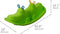 Starplay Hippo Schommelwip Voor 1 Tot 3 Kinderen 103 Cm Roze