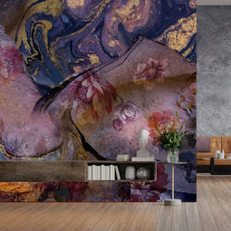 Melli Mello Starry Night Wall Mural Purple