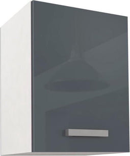 START Hoge keukenkast L 40 cm - Glanzend grijs