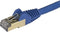 StarTech 0,5 meter CAT6A 10 Gigabit Netwerkkabel blauw