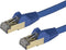 StarTech 0,5 meter CAT6A 10 Gigabit Netwerkkabel blauw
