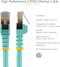 StarTech 10 meter CAT6A 10 Gigabit Netwerkkabel - aqua - RJ45 - koper