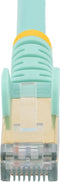 StarTech 10 meter CAT6A 10 Gigabit Netwerkkabel - aqua - RJ45 - koper