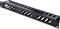StarTech 1U horizontale vingergoot-kabelpaneel met afdekking