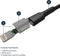 StarTech 2 meter USB naar Lightning Kabel - Apple MFi - Zwart