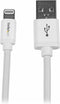 StarTech.com 2 m lange witte Apple 8-polige Lightning-connector-naar-USB-kabel voor iPhone / iPod / iPad