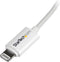 StarTech.com 2 m lange witte Apple 8-polige Lightning-connector-naar-USB-kabel voor iPhone / iPod / iPad
