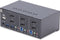 StarTech.com 2-Port Dual-Monitor DisplayPort KVM Switch, 4K 60Hz, 2x USB 5Gbps Hub Ports, 2x USB 2.0 HID Ports, Hotkey en Drukknop Schakelaar, TAA Compliant, ESD Level 3 Bescherming
