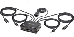 StarTech.com C2-D46-UC2-CBL-KVM KVM-switch Zwart