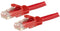 Startech N6PATC3MRD - Cat 6 UTP-kabel - RJ45 - 3 m - Rood