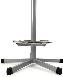 Statafel Ecoro rond 80CM bladkleur Lichtgrijs framekleur Licht grijs (Ral 7035)