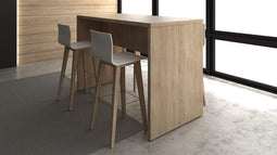 Statafel of bartafel Chief 160cm x 80cm breed kleur Halifax Eiken